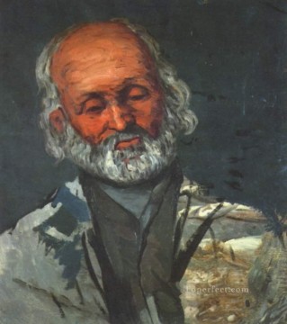 ポール・セザンヌ Painting - 老人の肖像 ポール・セザンヌ